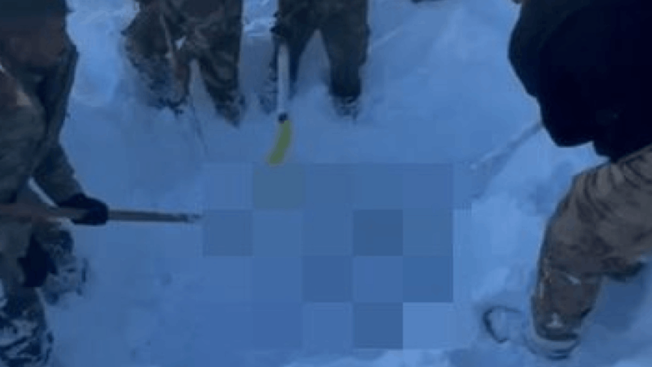 Kan donduran olay: Kar altında ceset bulundu