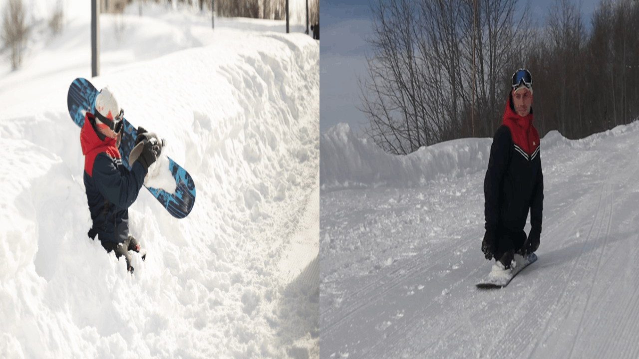 2 bacağı olmayan 'balık adam'ın kayak tutkusu