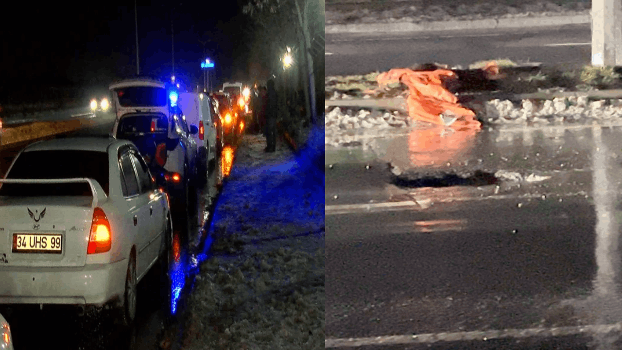 Esenler’de su dolu çukura giren 30 aracın lastiği patladı