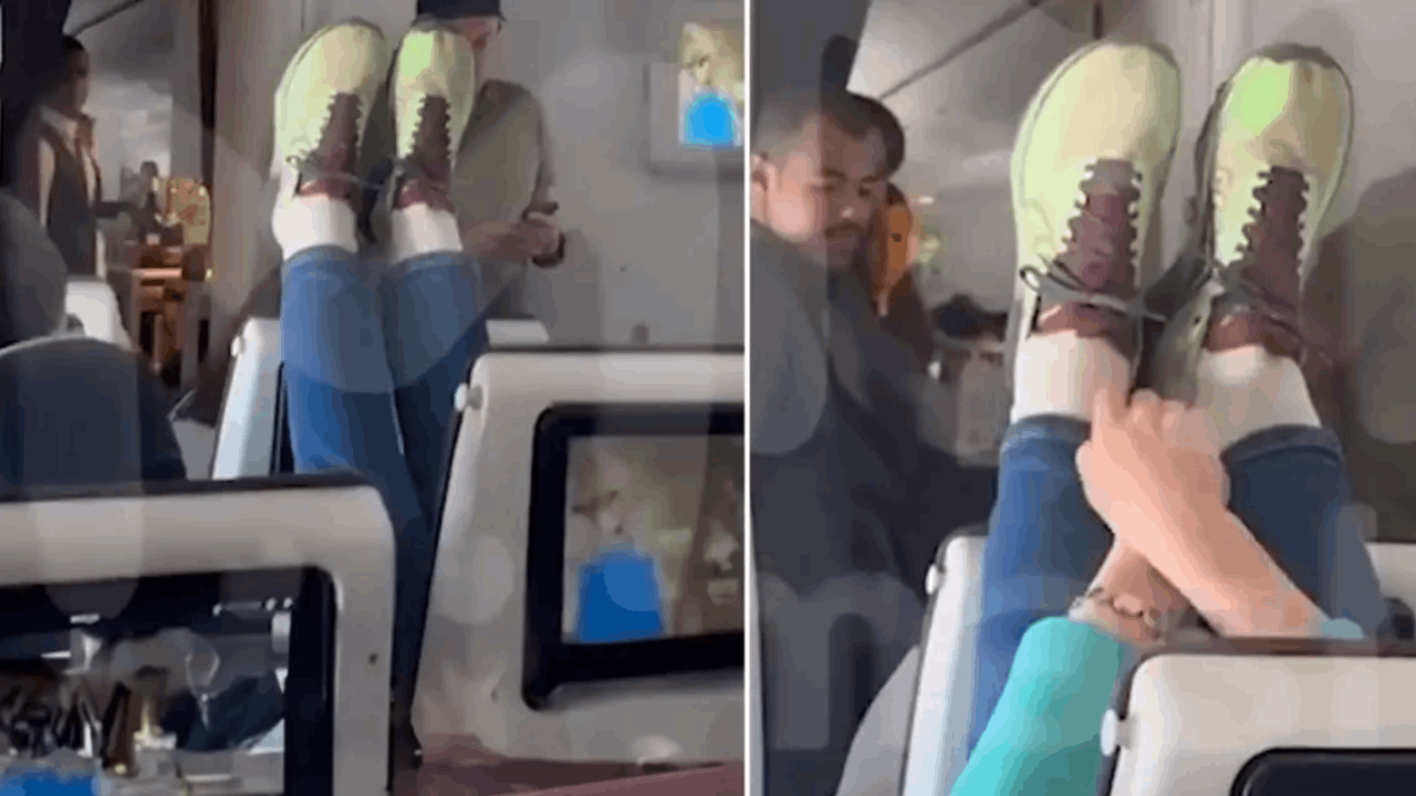 Koltuğunu indiren yolcudan intikamı böyle aldı