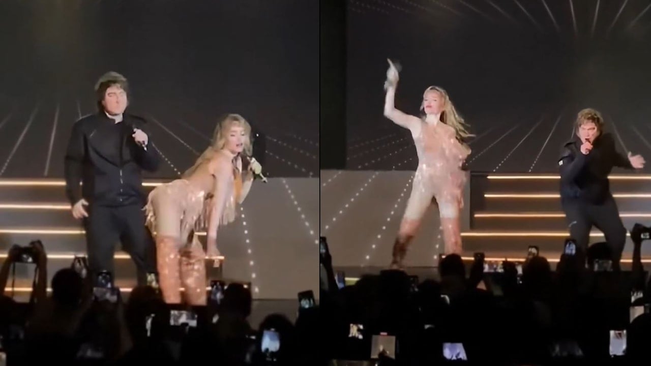 Ülkesi yangınla boğuşurken devlet başkanı eski sevgilisiyle sahnede dans edip eğlendi