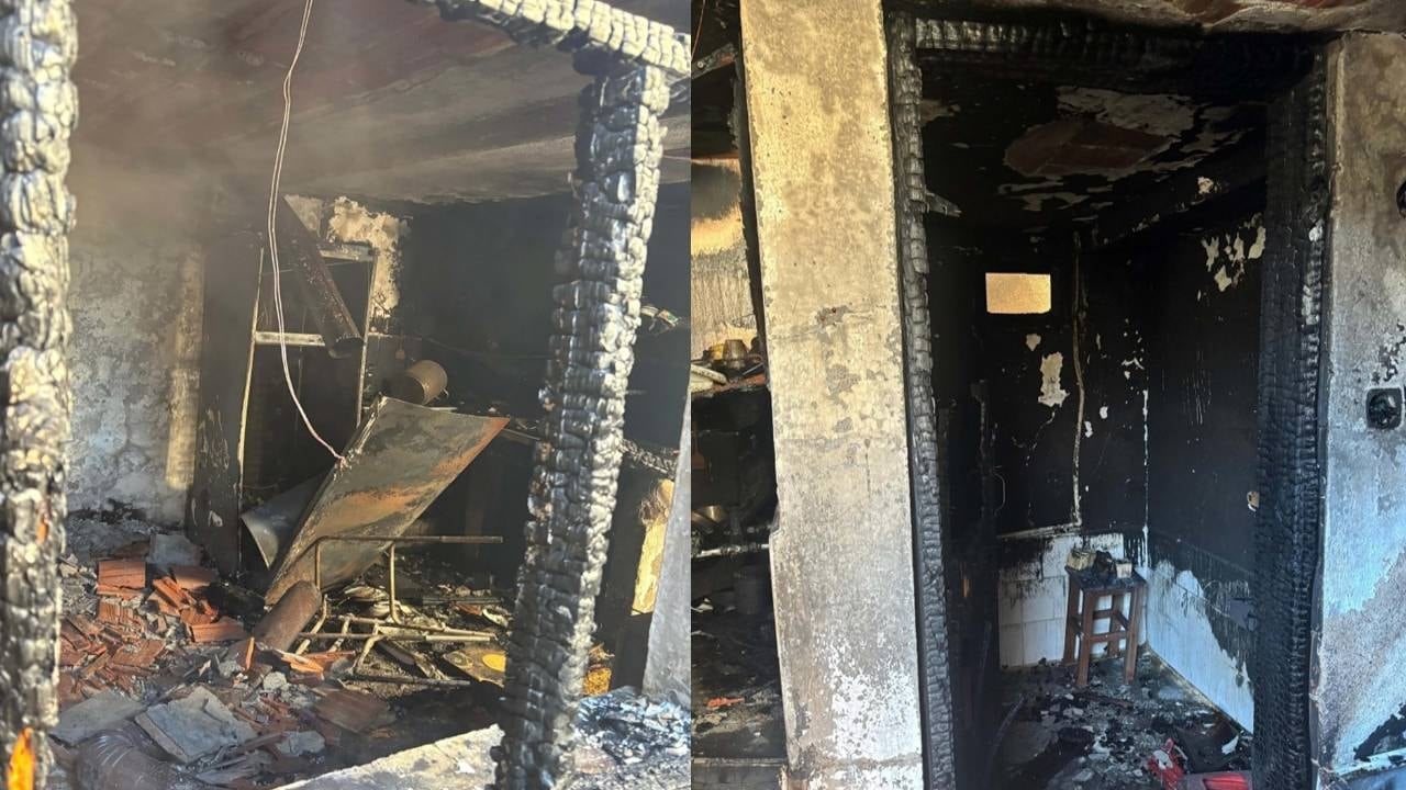 Evinde çıkan yangında öldü