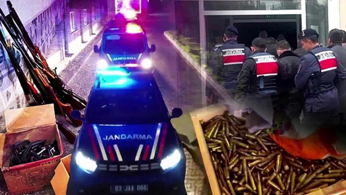 14 ilde silah kaçakçılığı operasyonu: 202 gözaltı