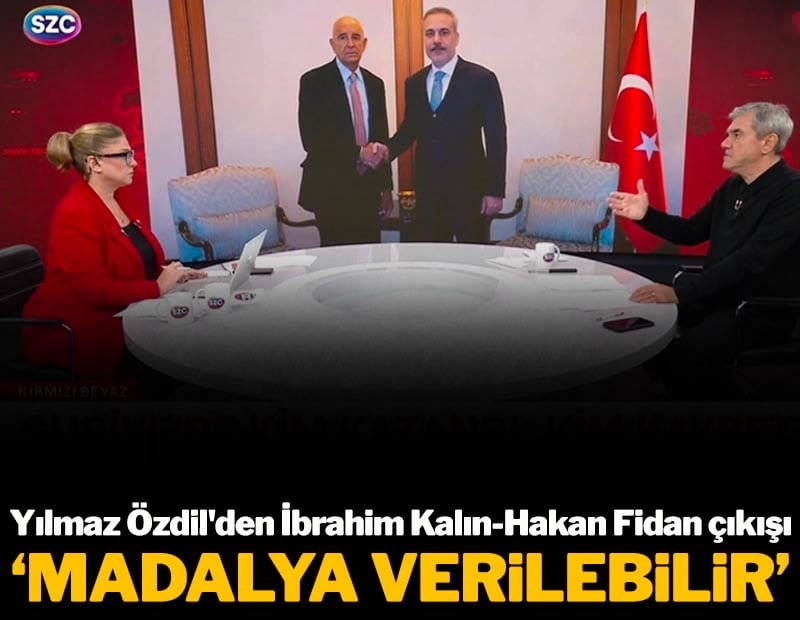 Yılmaz Özdil'den İbrahim Kalın Hakan Fidan çıkışı! 'Madalya Verilebilir'