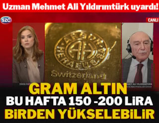 Gram altın bu hafta 200 lira birden yükselebilir