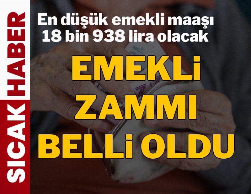 Son dakika... Emekli maaşı zammı belli oldu