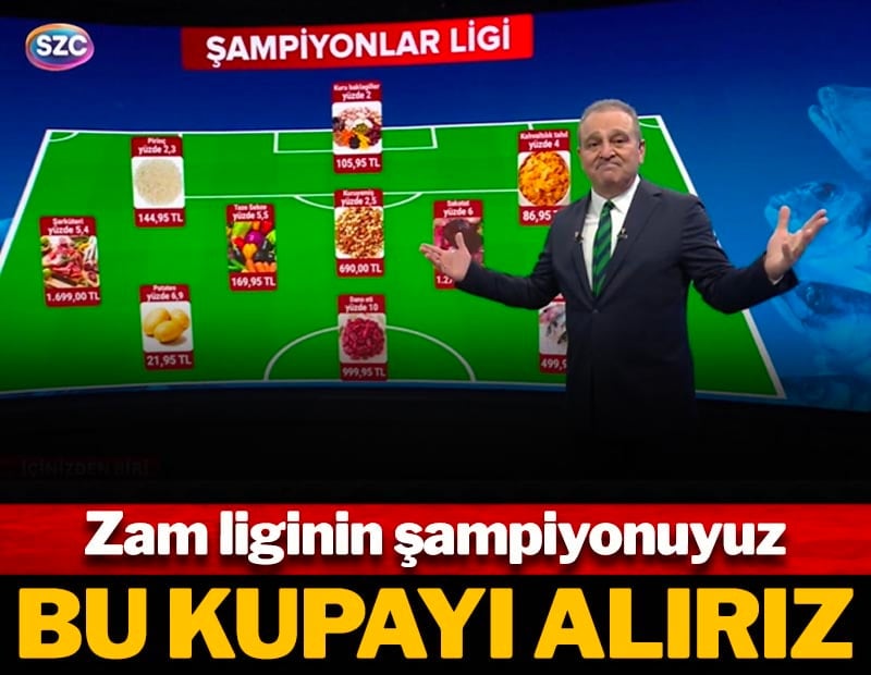 Zam liginin şampiyonuyuz! Biz bu kupayı alırız