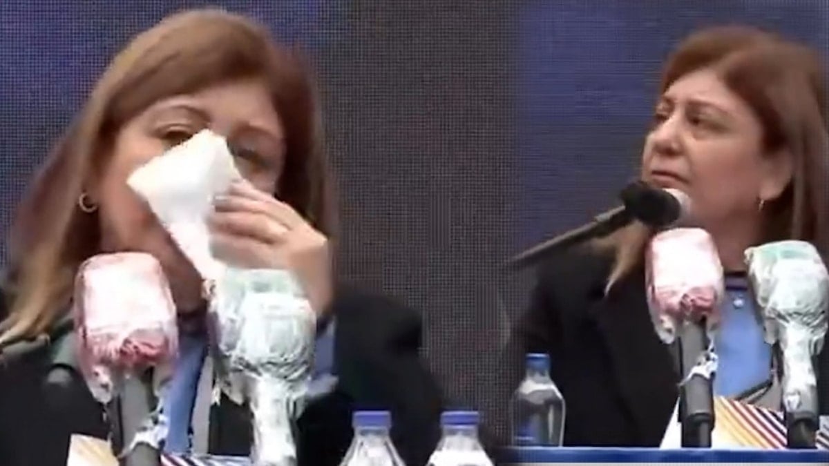 Zeydan Karalar'ın eşi gözyaşlarını tutamadı: Sloganla destek verdiler!