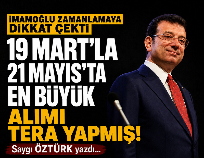 İmamoğlu’ndan mektup var