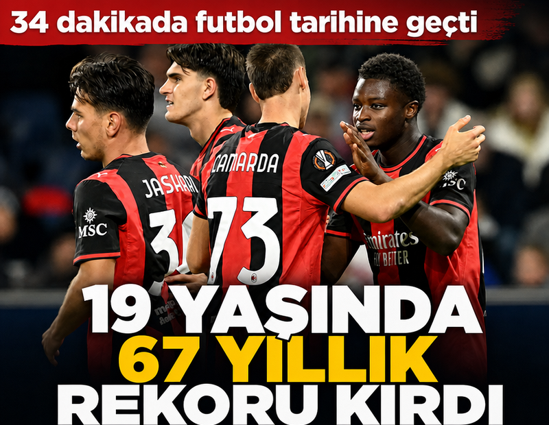 19 yaşında 67 yıldır kırılamayan rekoru kırdı