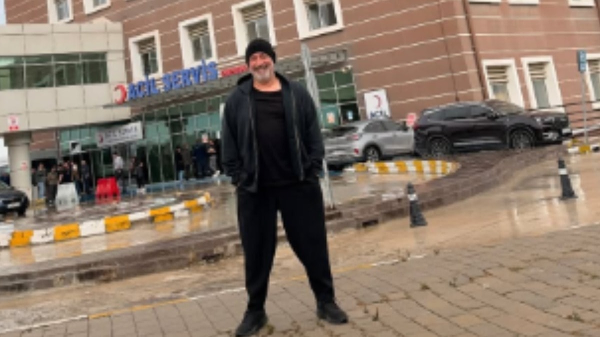 Cem Yılmaz kalp krizi sonrası tedavi gördüğü hastaneye kontrole geldi