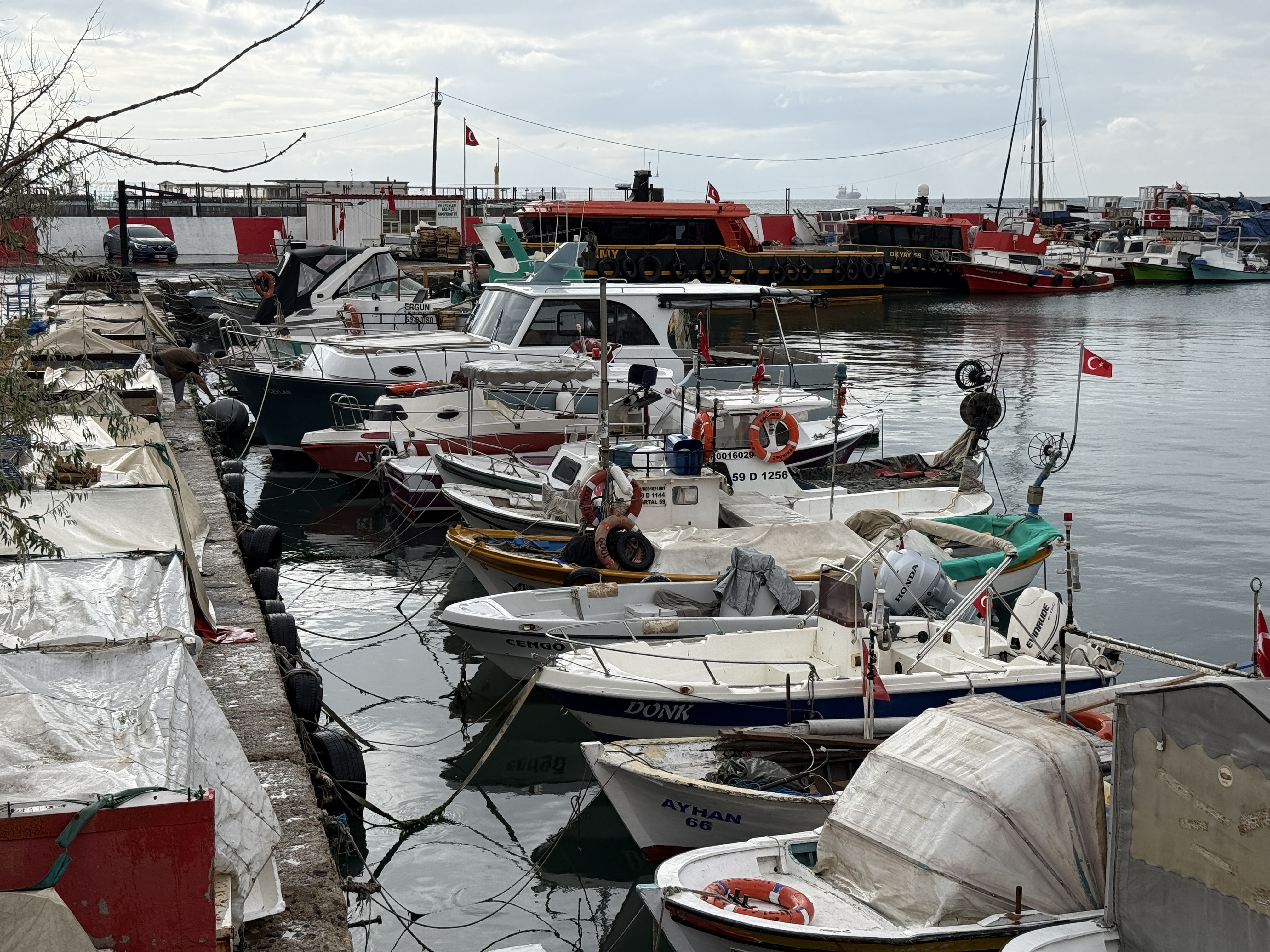 Balıkçıların "zorunlu paydosu" sürüyor