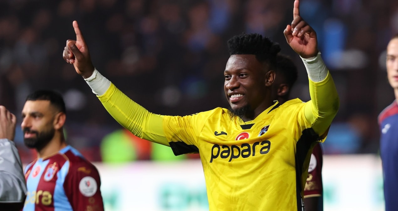 Trabzonspor kalecisi Andre Onana ligde gösterdiği başarılı performansla dikkat çekiyor