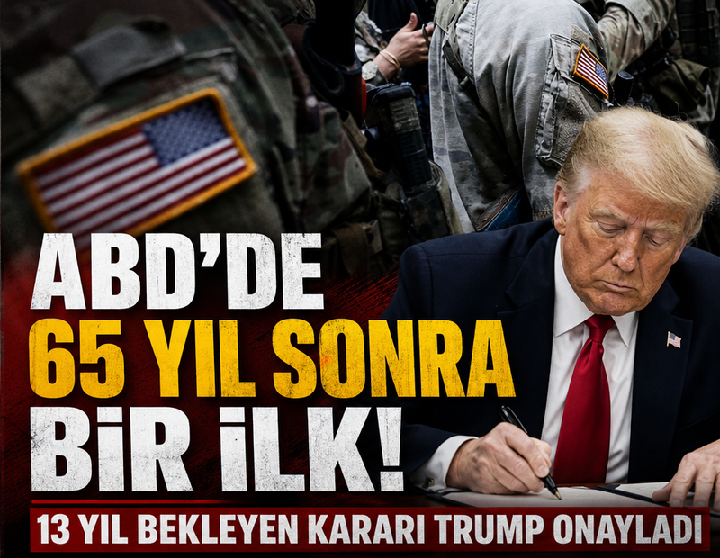 ABD’de 65 yıl sonra bir ilk: 13 yıl bekleyen kararı Trump onayladı