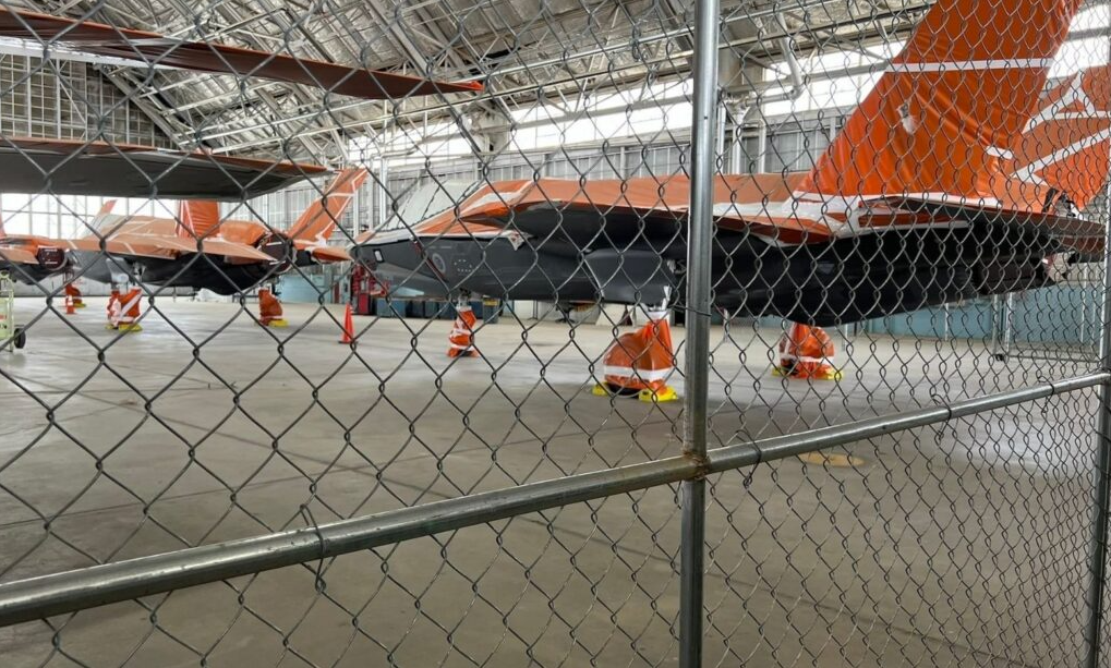 ABD hangarlarındaki Türk F-35’leri ilk kez görüntülendi