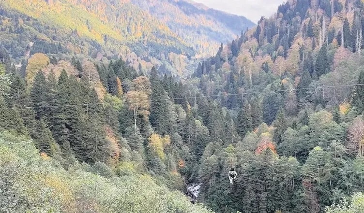 75 METRE YÜKSEKLİKTE ZIPLINE HEYECANI