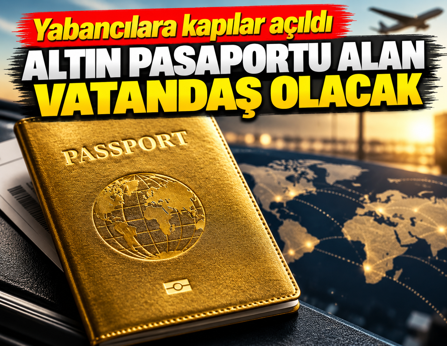 Yabancılara kapılar açıldı: Altın pasaportu alan vatandaş olacak