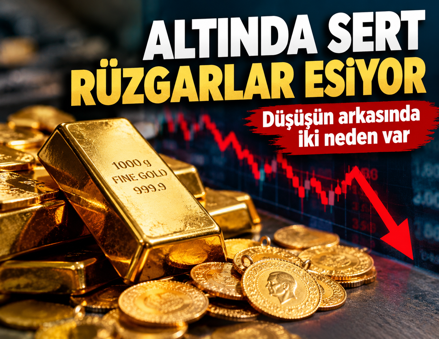 Altında sert rüzgarlar esiyor: Düşüşün arkasında iki neden var