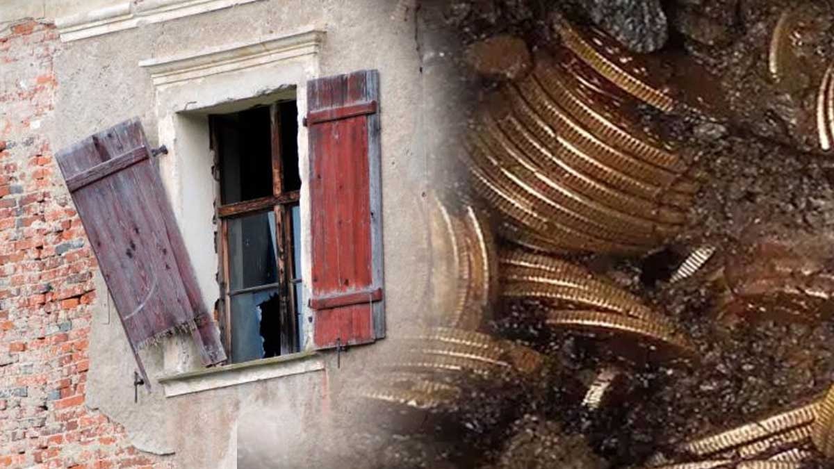 Pencereyi sökerken karşısına içi altın dolu kutu çıktı: Altınların değeri belli oldu