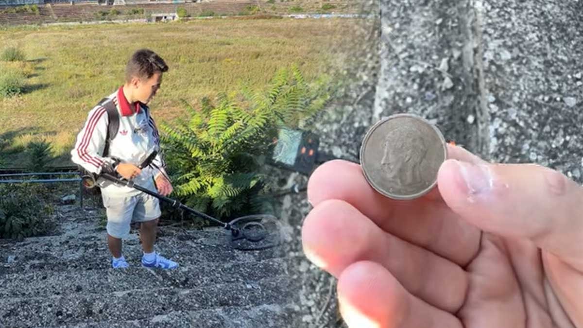 Terk edilmiş stadyumda altın aradı: Tek bir şartı vardı