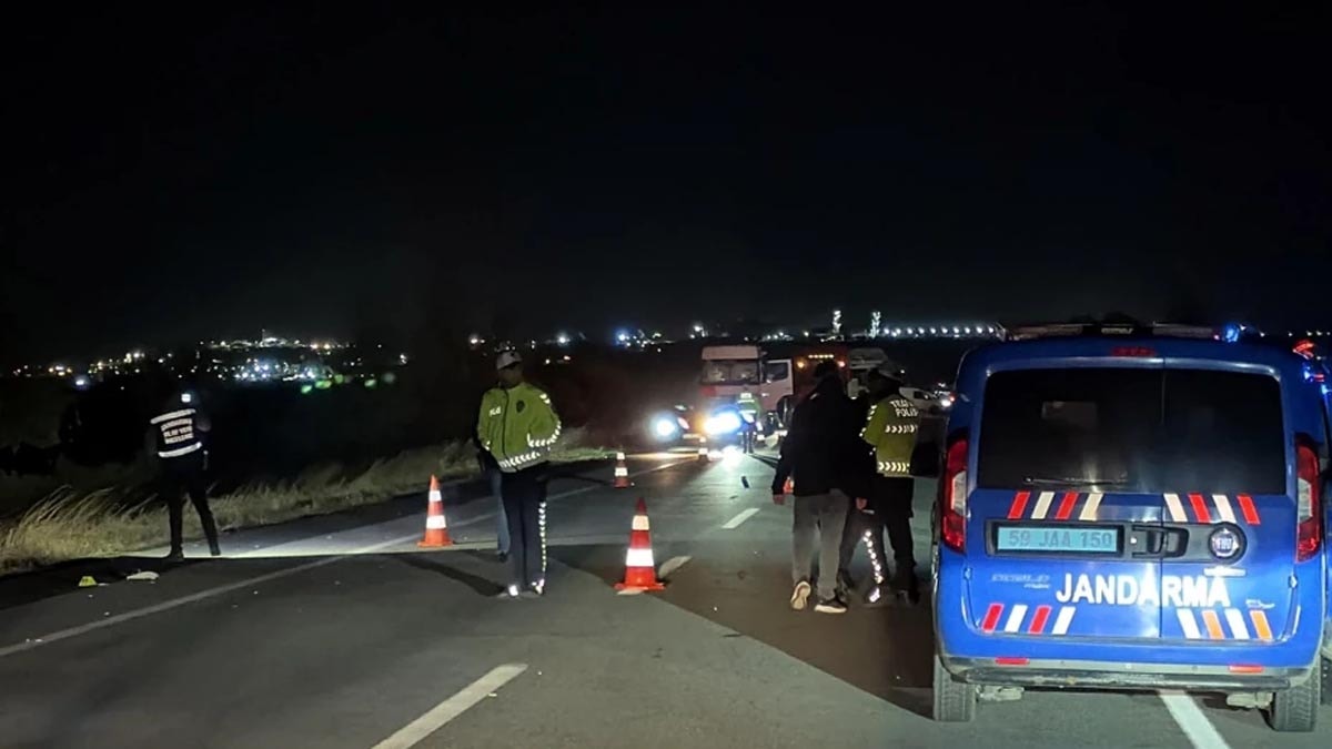 Çorlu’da 17 yaşındaki motosiklet sürücüsü kazada hayatını kaybetti