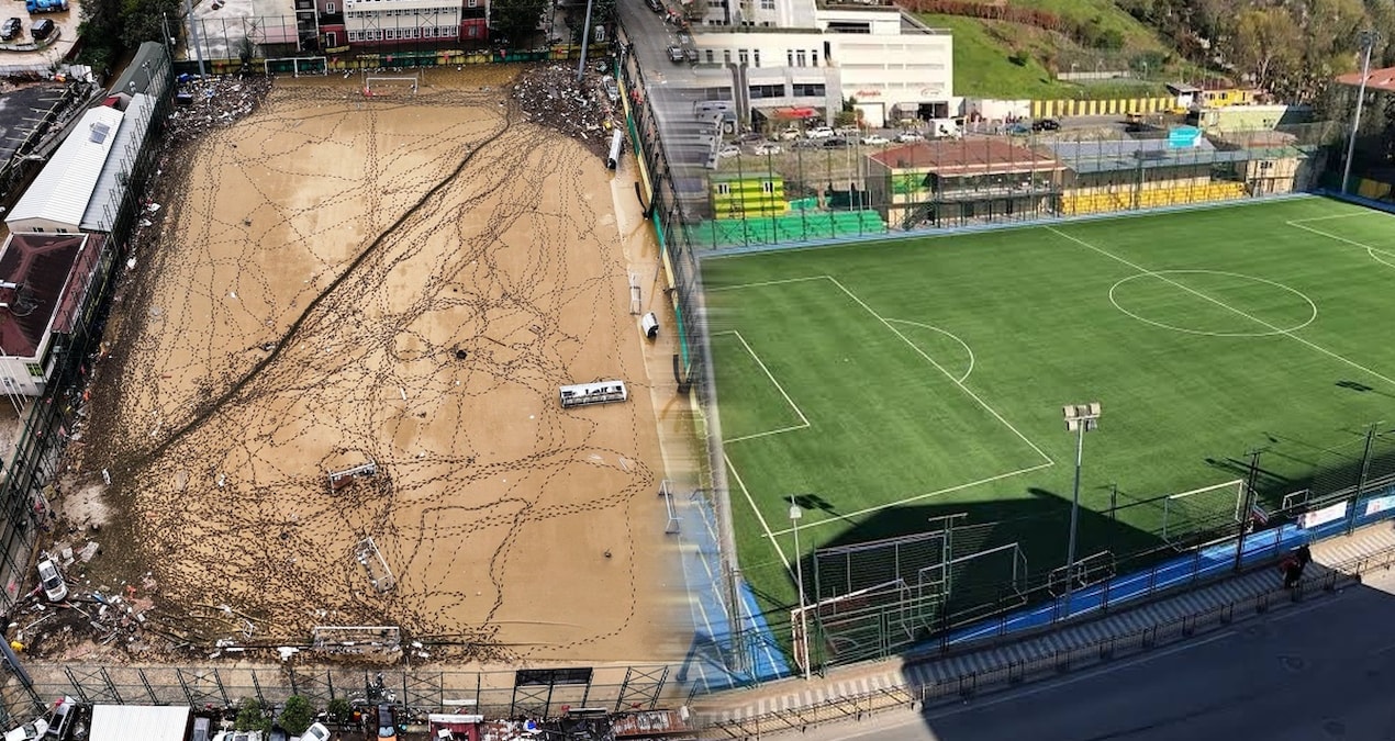 İstanbul'daki sel felaketinde kullanılamaz hale gelmişti! Atatürk Ayazağa Stadı yıkılıyor