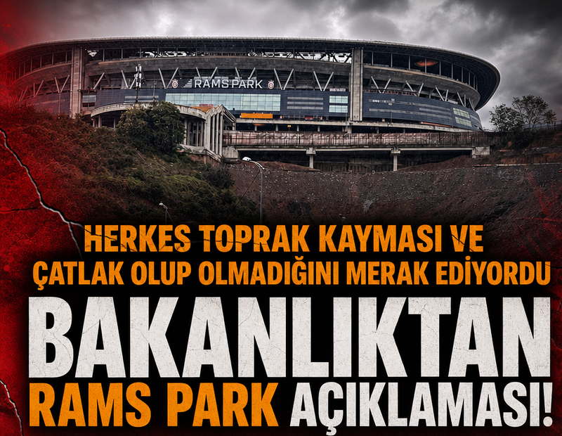 Bakanlıktan RAMS Park açıklaması! Herkes toprak kayması ve çatlak olup olmadığı merak ediyordu