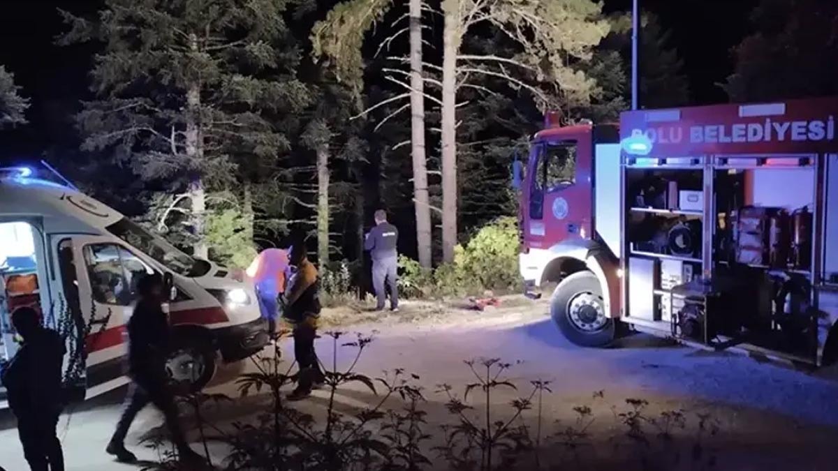 Bolu’da cip uçuruma yuvarlandı: 4 yaralı