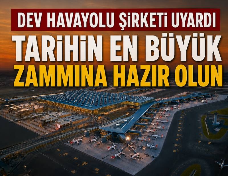Dev havayolu şirketi uyardı: Tarihin en büyük zammına hazır olun