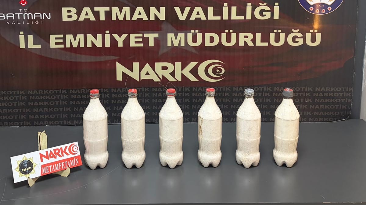 Batman’da aracın yakıt deposundan 5 kilo 200 gram uyuşturucu çıktı