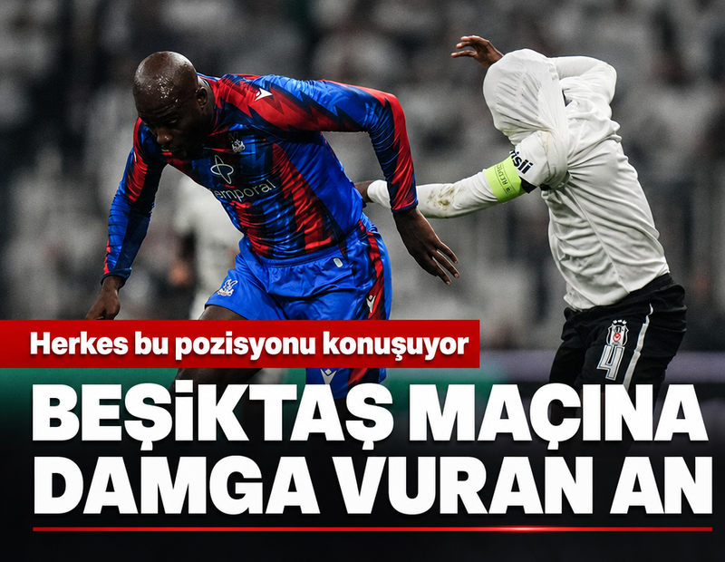 Beşiktaş maçına damga vuran an: Ndidi yüzü kapalı oynadı