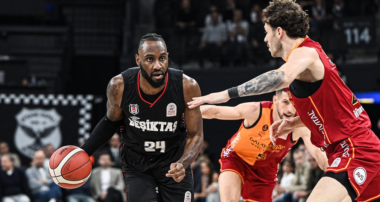 Kıran kırana geçen derbi Beşiktaş’ın: Potada Galatasaray’ı devirdi