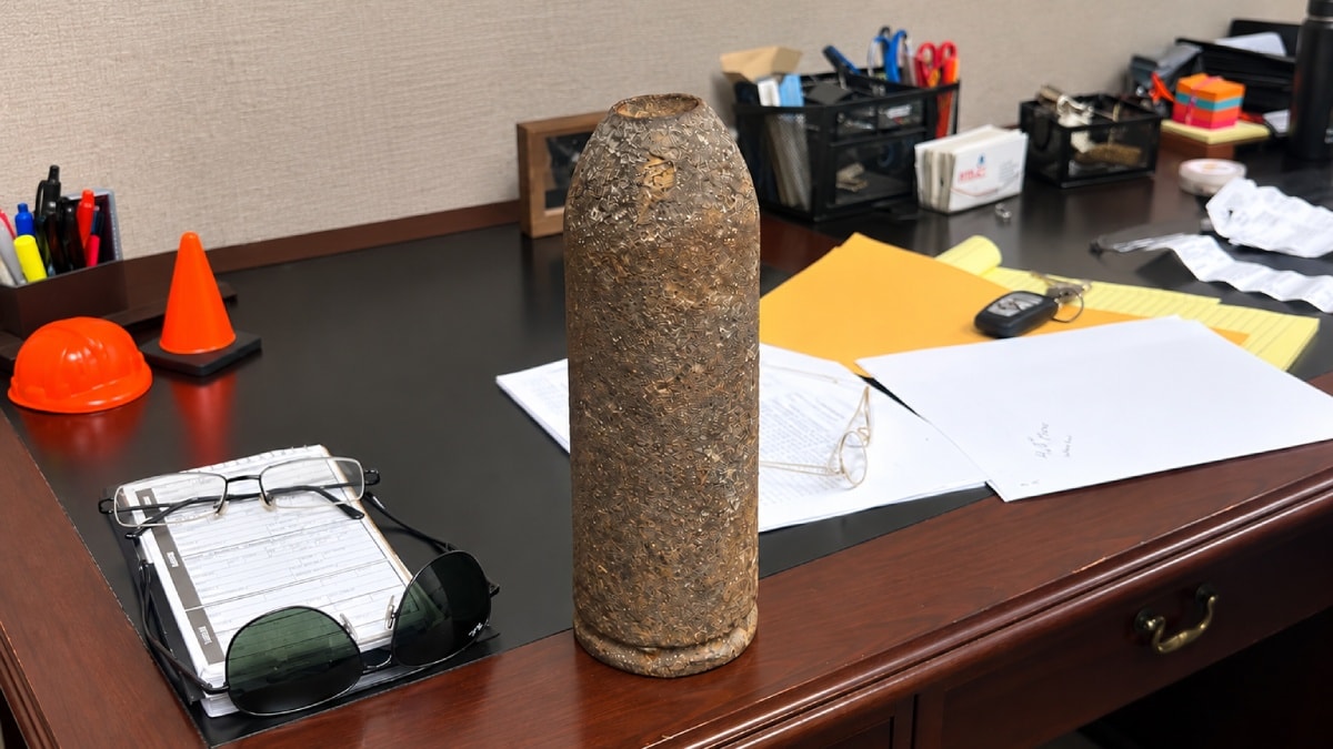 Masada dekor olarak kullandığı cisim patlamamış bomba çıktı