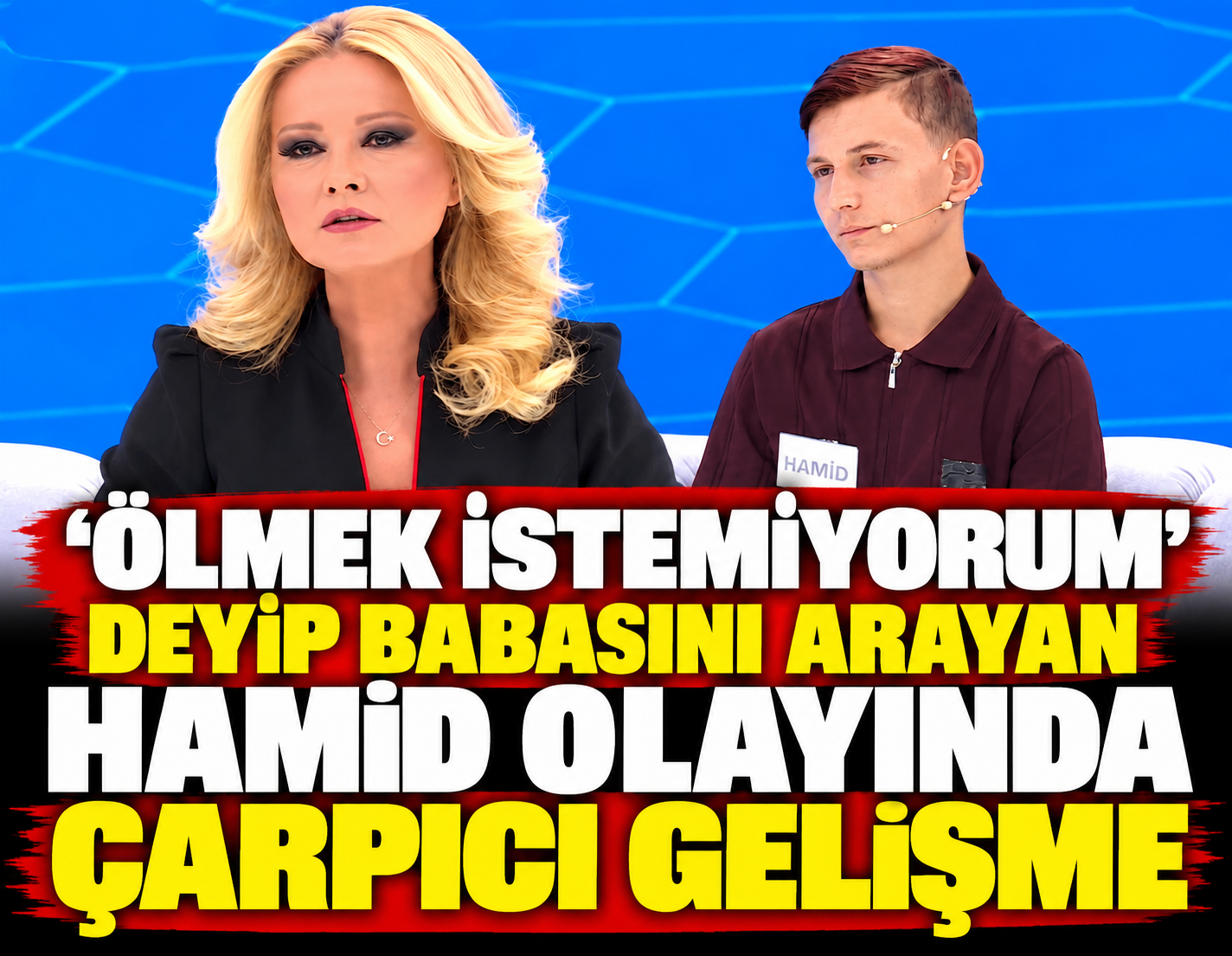 'Ölmek istemiyorum' deyip babasını arayan Hamid olayında çarpıcı gelişme