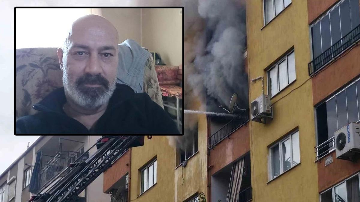 Yatalak hasta evde çıkan yangında kurtulamadı