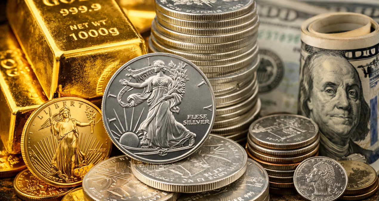 Altın ve gümüş yükselişe geçerken dolar/TL tüm zamanların rekorunu kırdı