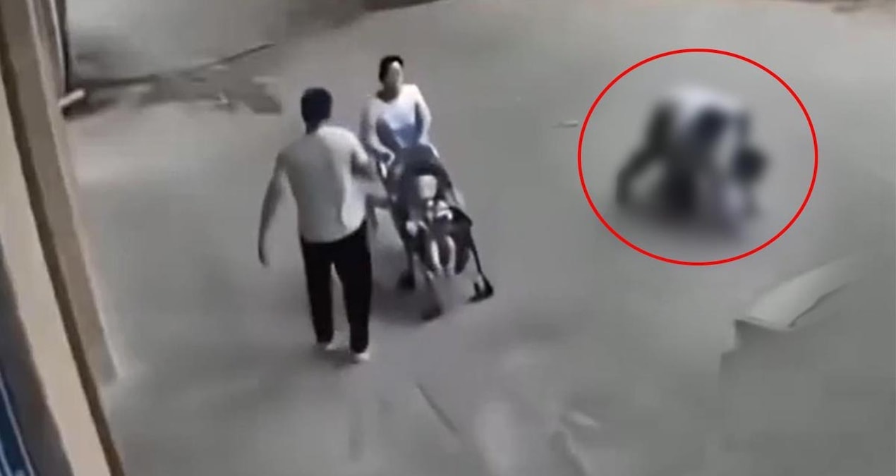 Çin'de çocuklarının gözü önünde anneye cinsel saldırı girişimi