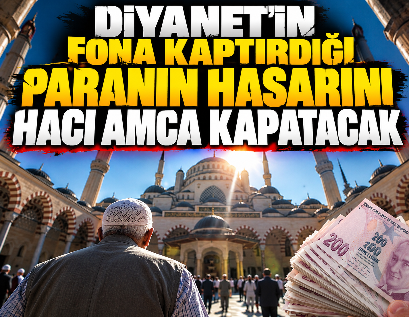 Diyanet’in fon hasarını hacı amca kapatacak