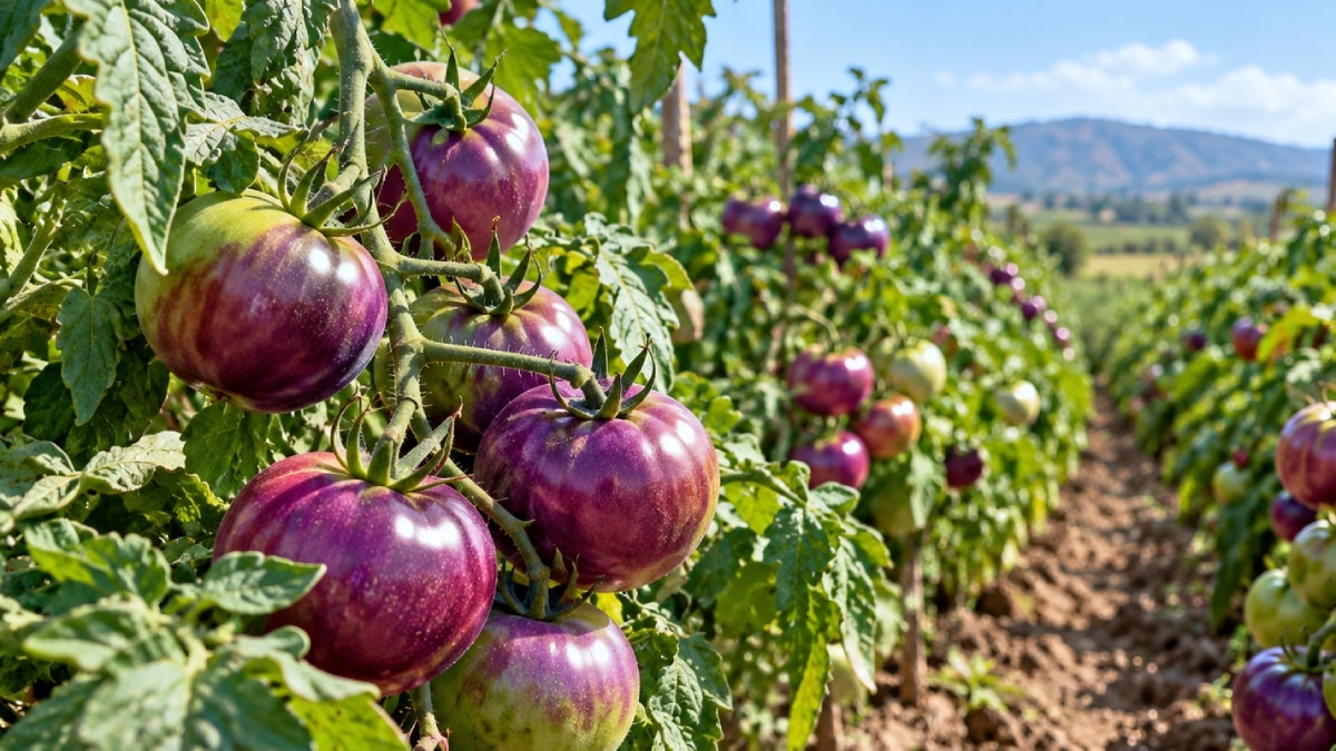 Tarlalarda yeni dönem başladı: Domateslar renk değiştirerek çiftçiyi uyaracak