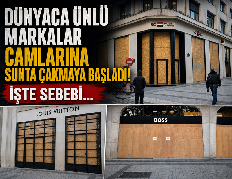 Dünyaca ünlü markalar camlarına sunta çakmaya başladı! İşte sebebi