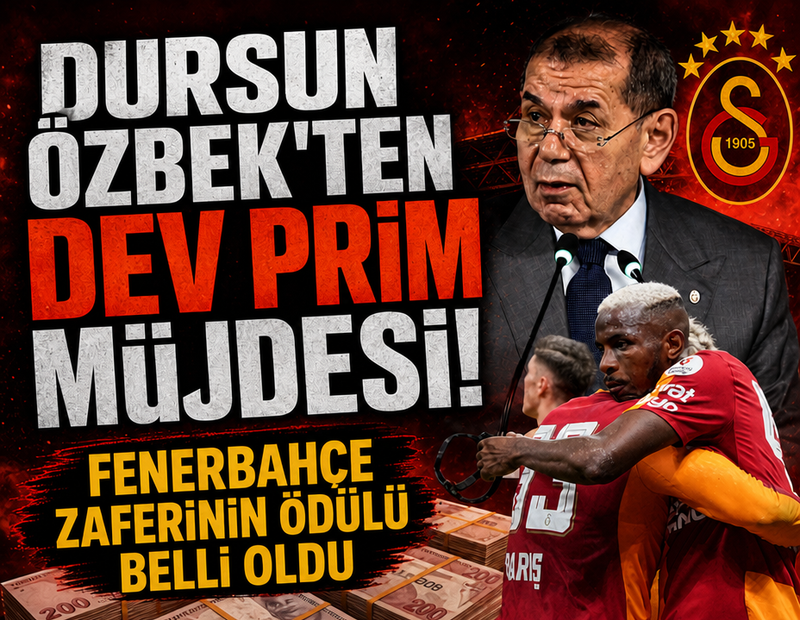 Dursun Özbek'ten dev prim müjdesi! Fenerbahçe zaferinin ödülü belli oldu