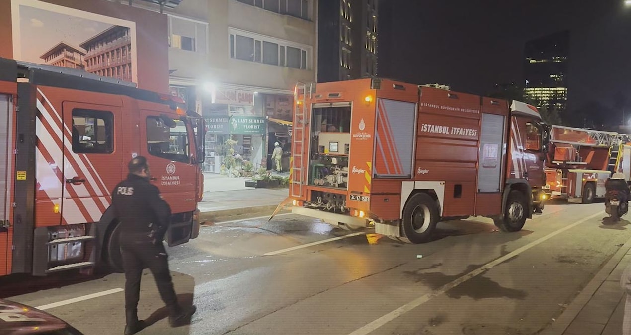 Etiler'de tantuni restoranı gaz kaçağı nedeniyle alev aldı