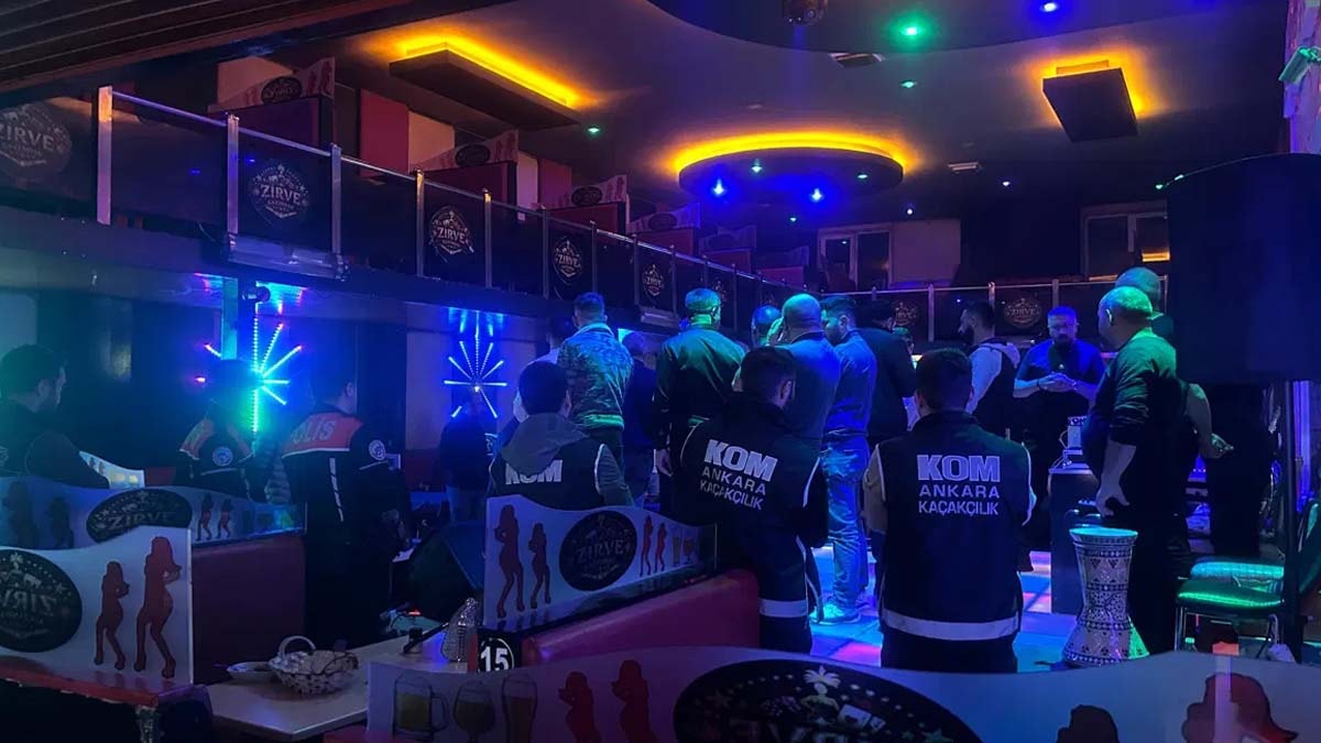 Ankara’da eğlence mekanlarına denetim: 68 gözaltı