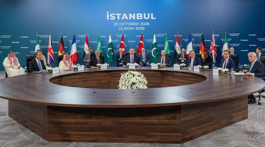İstanbul'da toplanan sekiz ülkenin bakanlarından ortak açıklama
