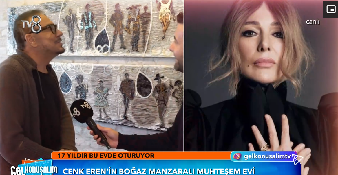 DUVARINDA ZERRİN TEKİNDOR’UN ESERİ VAR