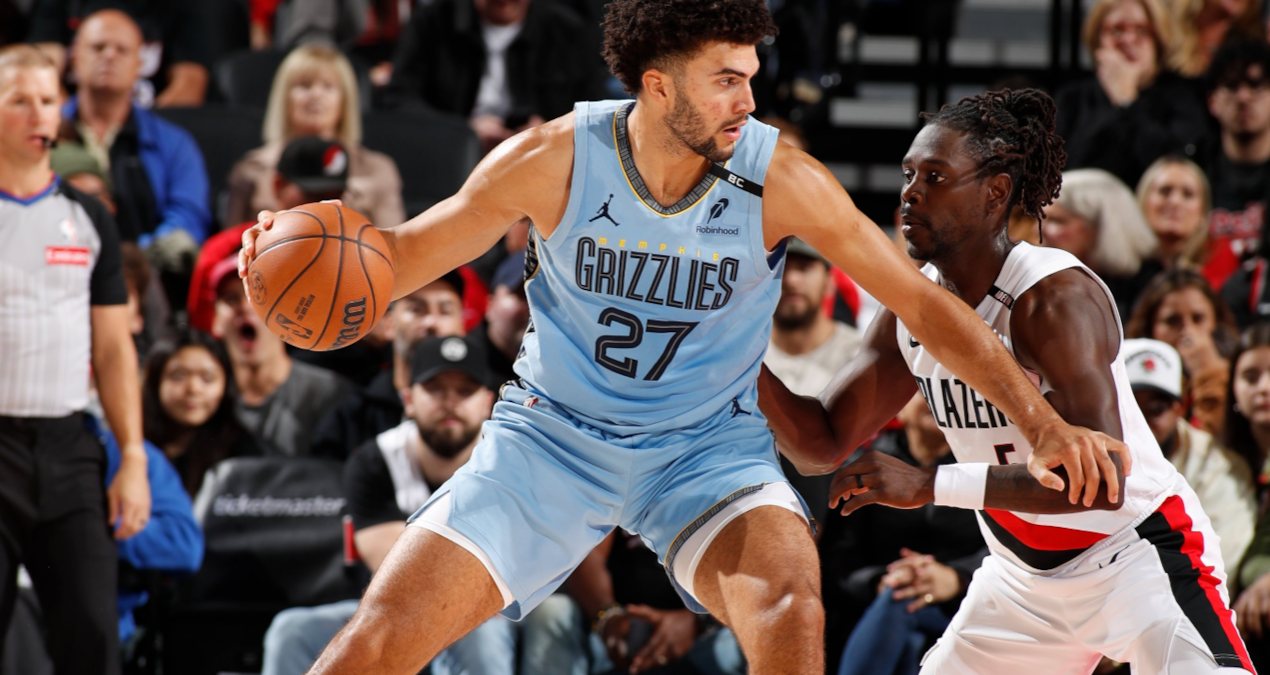 Grizzlies'ın çaylağı triple-double yaptı, farklı zafer geldi