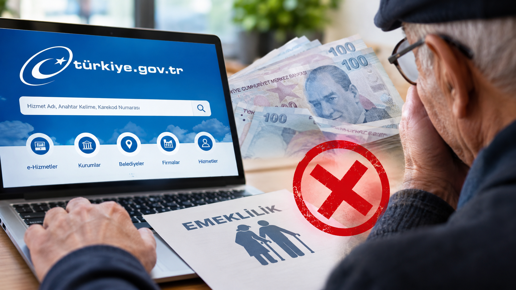 e-Devlet'ten kontrol etmeyenin emekliliği anında iptal ediliyor