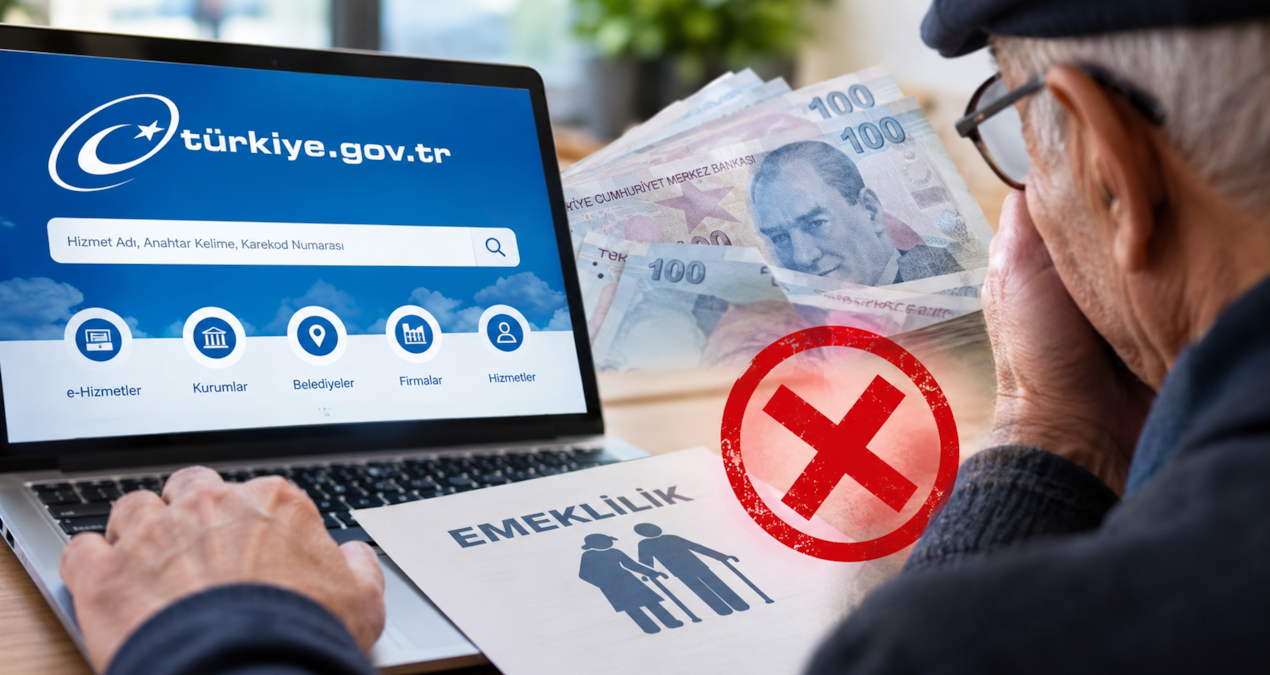 e-Devlet’ten kontrol etmeyenin emekliliği anında iptal ediliyor