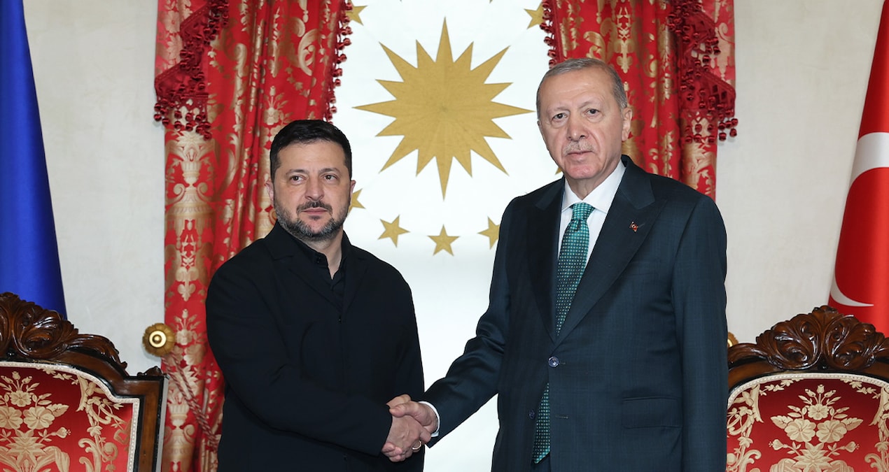 Erdoğan Zelenskiy ile bir araya geldi