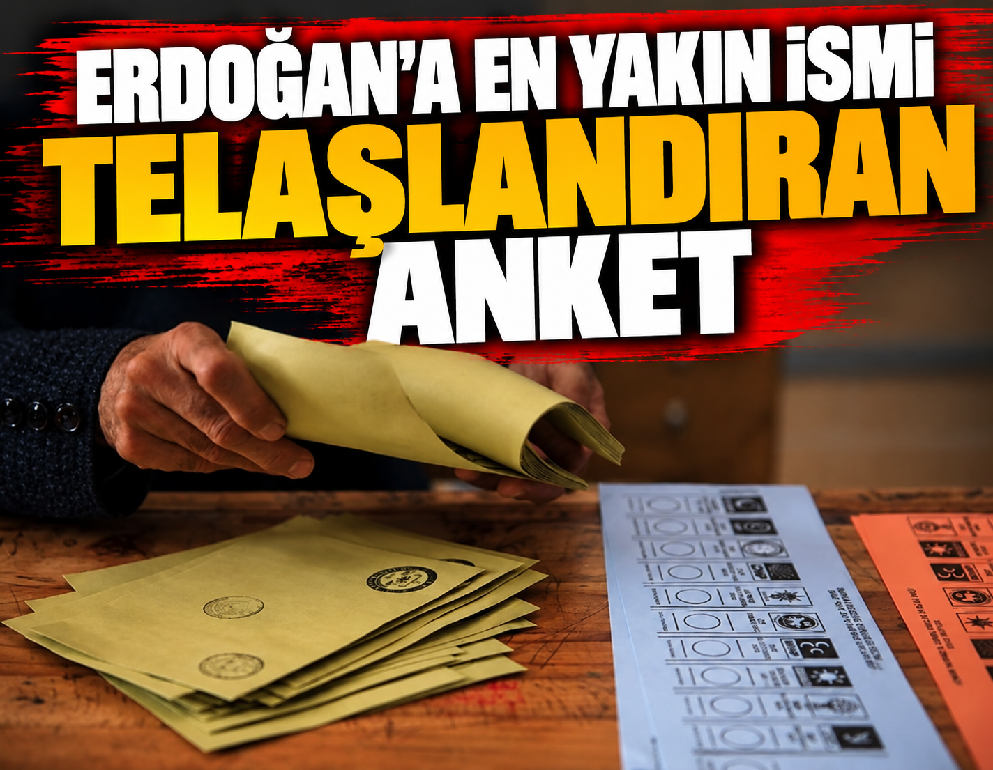 Erdoğan' en yakın ismi telaşlandıran anket